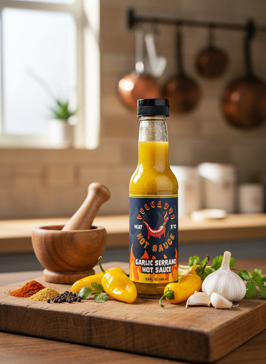 Garlic Serrano Hot Sauce