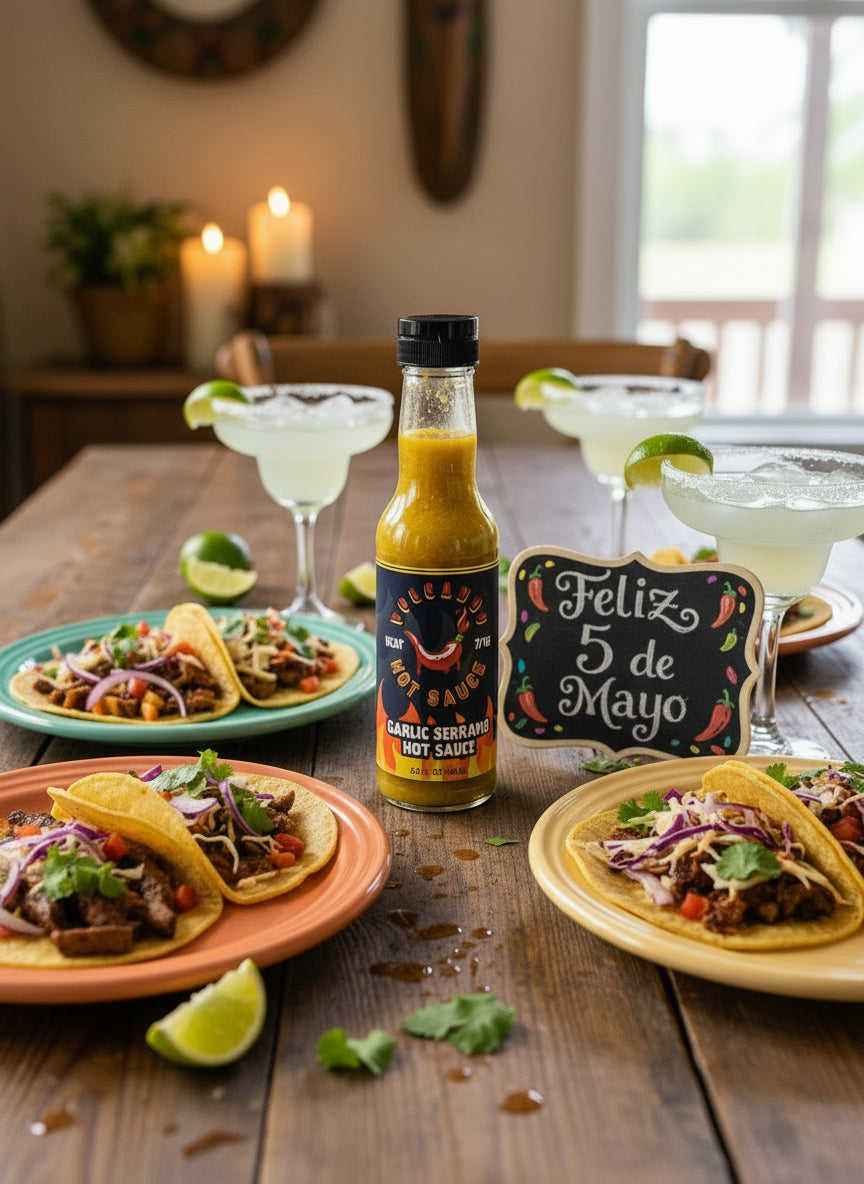 Garlic Serrano Hot Sauce